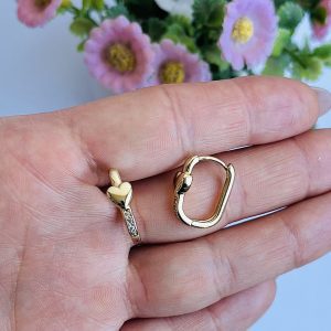 Argolla Cuadrada Corazón